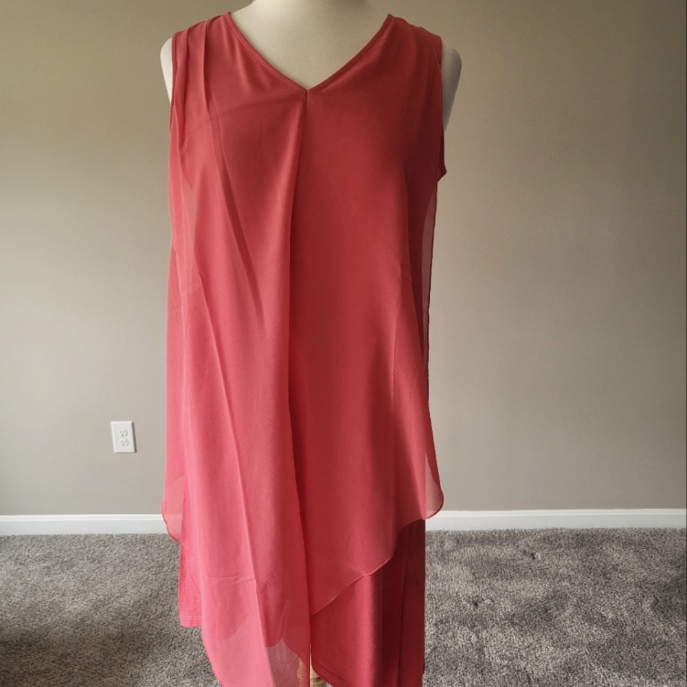Soft Surroundings – Lipstick Pink Amalfi Summer Sundress (Size PM/Petite Medium)